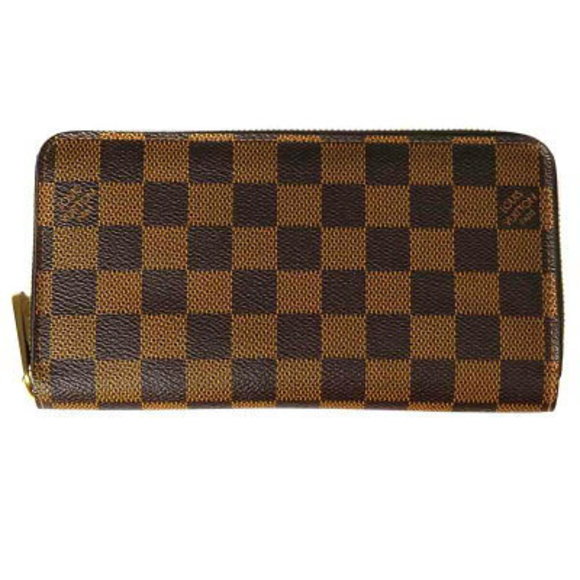 Louis Vuitton Zippy Wallet Damier Canvas Brown Coin - Picture 1 of 6